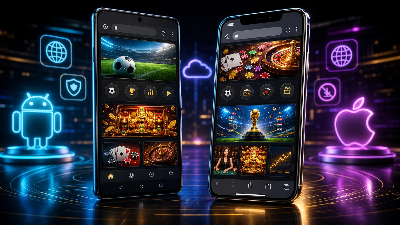 Experiência superbetbr compatível com Android e iOS no navegador mobile